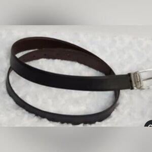 Nordstrom Leather Belt - Brown/Black Size 38